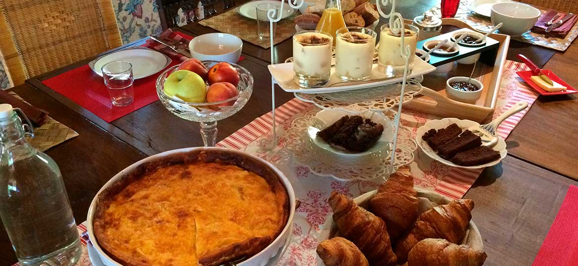 Le petit-dejeuner du Moulin du Boisset